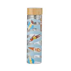 Blue Glorious Blue: Dawn Double Wall Glass Tea Infuser