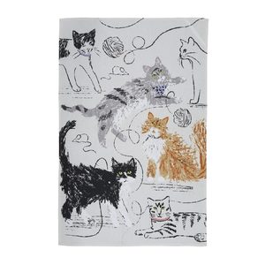 Ulster Weavers: Feline Friends Tea Towel