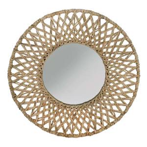 Toby Water Hyacinth Mirror (70cm)
