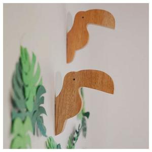 Wall Art Hangings: Wooden Bird Wall Hook – Toucan