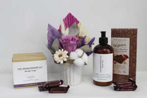 Waiporoporo - Purple Gift Box Kora Floral Boutique