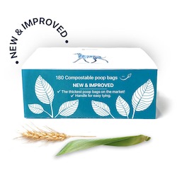 Compostable Dog Poop Bags - 180 bags