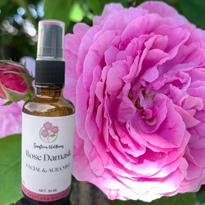 Rose Damaskus Facial & Aura Mist, toning & rejuvenating Sanflora Wellbeing