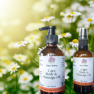 CARE Body & Massage Oil, soothing & warming Sanflora Wellbeing
