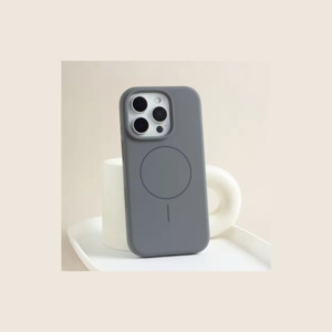 Grey iPhone 14 Pro Silicon Case