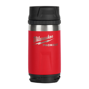 Milwaukee 48228391R PACKOUT™ Bottle 354ml (12oz) Sip Lid Red – K Power Tools NZ