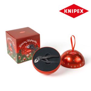 Products: KNIPEX Xmas Bauble with Cobra XS Waterpump Pliers, 100mm – K Power Tools NZ