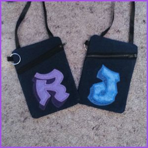 Graffiti Alphabet In the hoop Bag Applique Machine Embroidery Design