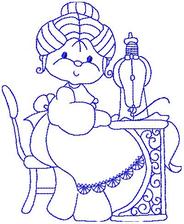 Products: Shirley Sews Redwork Applique Machine Embroidery Design