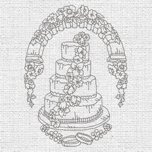 Products: Wedding Redwork Redwork Applique Machine Embroidery Design
