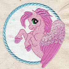 Products: Mythical Babies Filled Applique Machine Embroidery Design