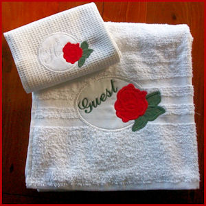 Rose Applique Alphabet Applique Machine Embroidery Design