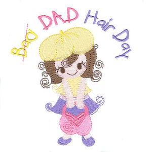 Trendy Tweens Filled Applique Machine Embroidery Design