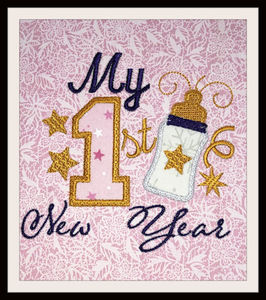 1st New Year - Machine Embroidery Catalogue Kreative Kiwi