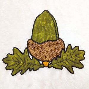 In the hoop Acorn Coaster