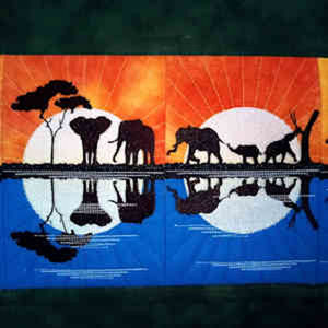 African Safari Wall Hanger