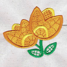 Products: Applique Flowers Applique Machine Embroidery Design