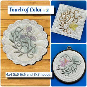 ouch of Colour 2 - Kreative Kiwi Embroidery Designs