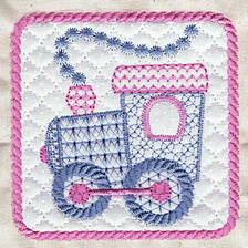 Baby Blocks Filled Applique Machine Embroidery Design