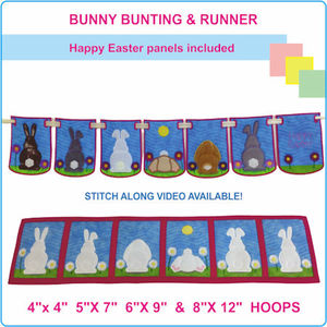 Products: Bunny Bunting and Table Runner