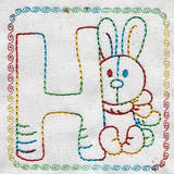 Chunky Alphabet Applique Machine Embroidery Design