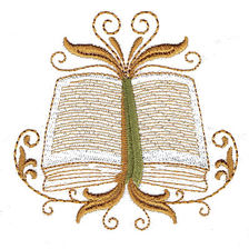 Decorative Easter Filled Applique Machine Embroidery Design