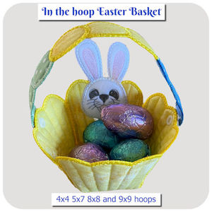 Easter Basket - Kreative Kiwi Embroidery Designs