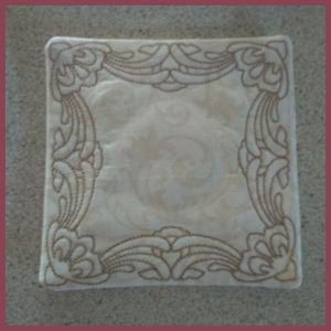 Fancy Frames Redwork Applique Machine Embroidery Design