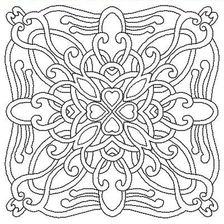 Celtic Outlines 2 Redwork Applique Machine Embroidery Design