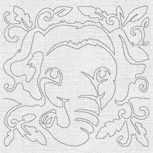 Products: Continuous Lines - Animal Collection Redwork Applique Machine Embroidery Design