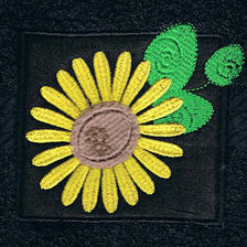 Floral Patches Applique Machine Embroidery Design