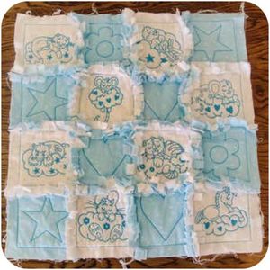 Little Dreamers Redwork Applique Machine Embroidery Design