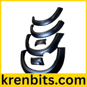 Holden Colorado 2012-2016 Smooth Style Matte Black Flares