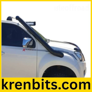 D Max: Isuzu D-Max 2020+ Black Stainless Steel Snorkel