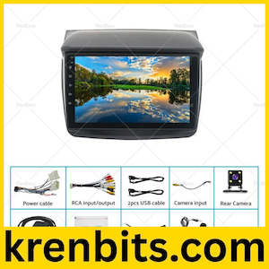 16GB Car Radio Navi GPS BT Android Suitable For Mitsubishi Triton ML MN