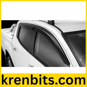 Monsoon Weathershields: Mitsubishi Triton 06-14 Monsoons Weathershields