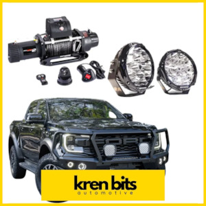 Rockarmor Gt Hoop Steel Bullbar Combo Pack - Ford Ranger Raptor Next Gen 2023-2024