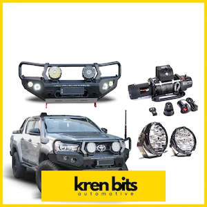 Rockarmor Gt Hoop Bullbar Combo Pack - Toyota Hilux 2015-2020