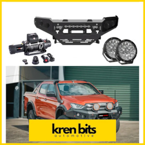 Rockarmor Gt Hoopless Bullbar Frontal Combo Pack - Isuzu Dmax 08/2020-2024