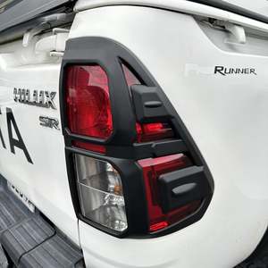 Taillight Covers Toyota Hilux 2015-2020 SR/SR5/SR5 Cruiser Matte Black