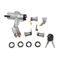 Nissan Patrol: Ignition Barrel Switch Door Locks 2 Key Barn Set Silver Fit For Nissan Patrol GQ Y60 1988-1998