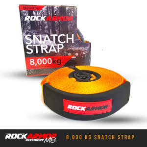 Rockarmor Bullbars: Rockarmor- 8000Kg, 9 Meter Snatch Strap