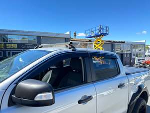 Matte Black Door Visors & Window Monsoons for Ford Ranger 2012-2021