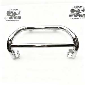304 Stainless Steel Nudge Bar Isuzu D-Max 2021-Current Medium Size Chrome