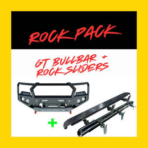 Rockarmor Rock Pack — Ford Everest (Px 2 & Px 3) | GT Hoop Bullbar + Rock Sliders