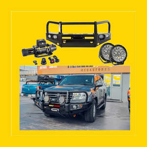 Toyota Landcruiser 200 Series: Rockarmor Premium Bullbar Frontal Combo To Suit Toyota Landcruiser 200 Series 2007-2015 (Bumper Cut)