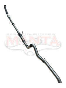 Manta Performance 3in Turbo Back With Hotdog, Without Cat (Cannon Ute 2.0L TD 20-25)