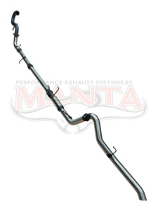 Manta Performance 3in Turbo Back With Hotdog, With Cat (Cannon Ute 2.0L TD 20-25)