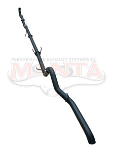 Manta Performance 3in Turbo Back Without Muffler, Without Cat (Cannon Ute 2.0L TD 20-25)