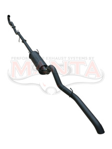 Manta Performance 3in Turbo Back With Muffler, Without Cat (Cannon Ute 2.0L TD 20-25)